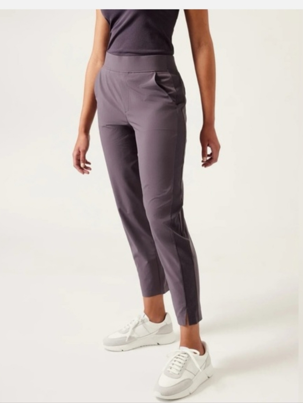 Athleta Womens Brooklyn Pants Size 6 Purple